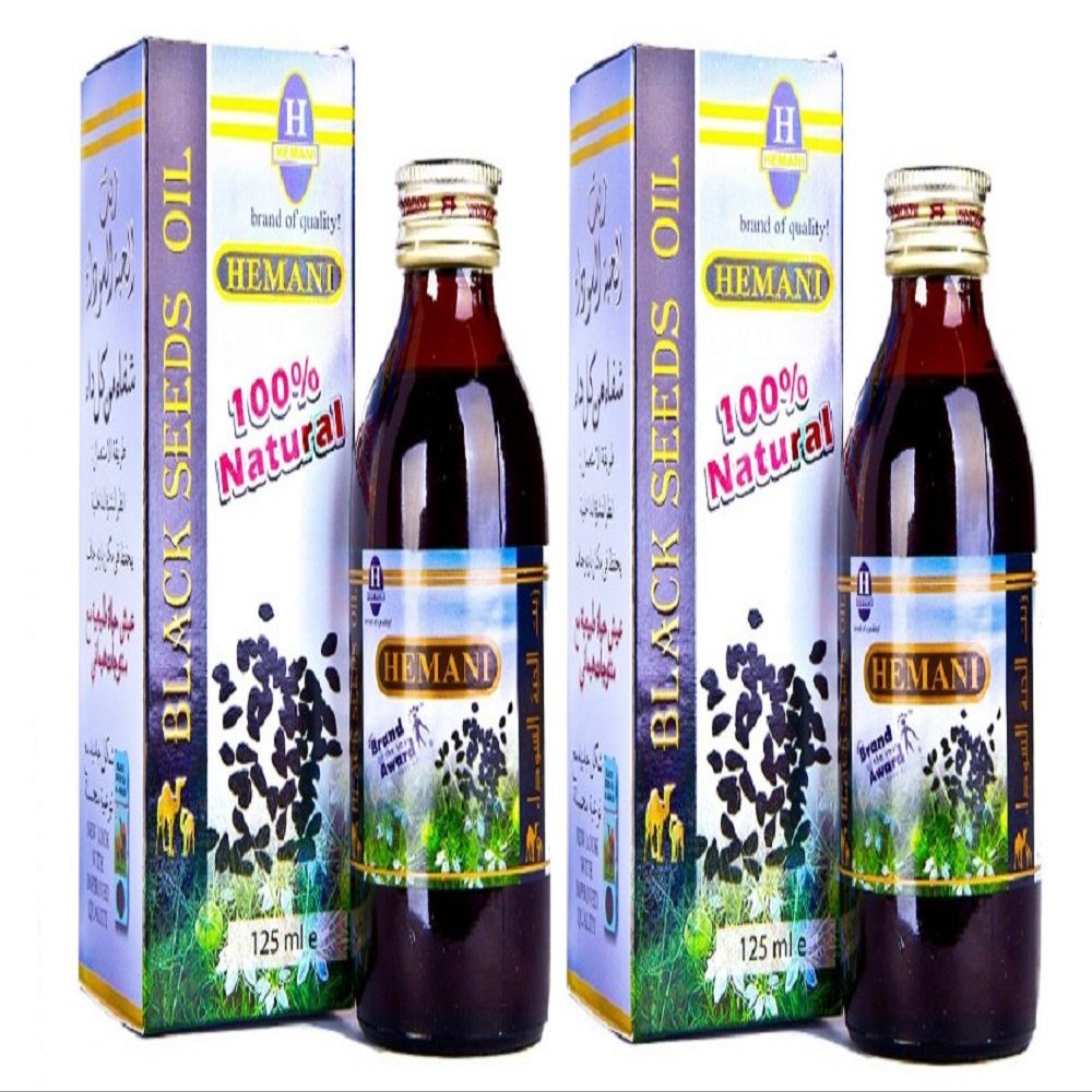 Black Seed Oil 125ml Hemani Iman Habbat ul Sauda, Habbat ul Baraka Nigella Sativa, Kalonji, Kalwanji Black Cumin, Black Caraway