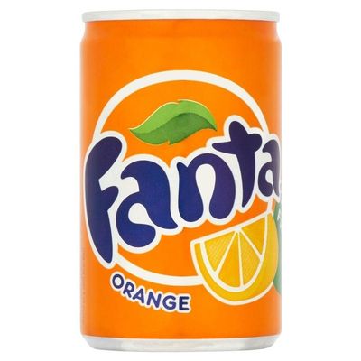 Fanta Orange Mini Can 150ml (Pack of 2)