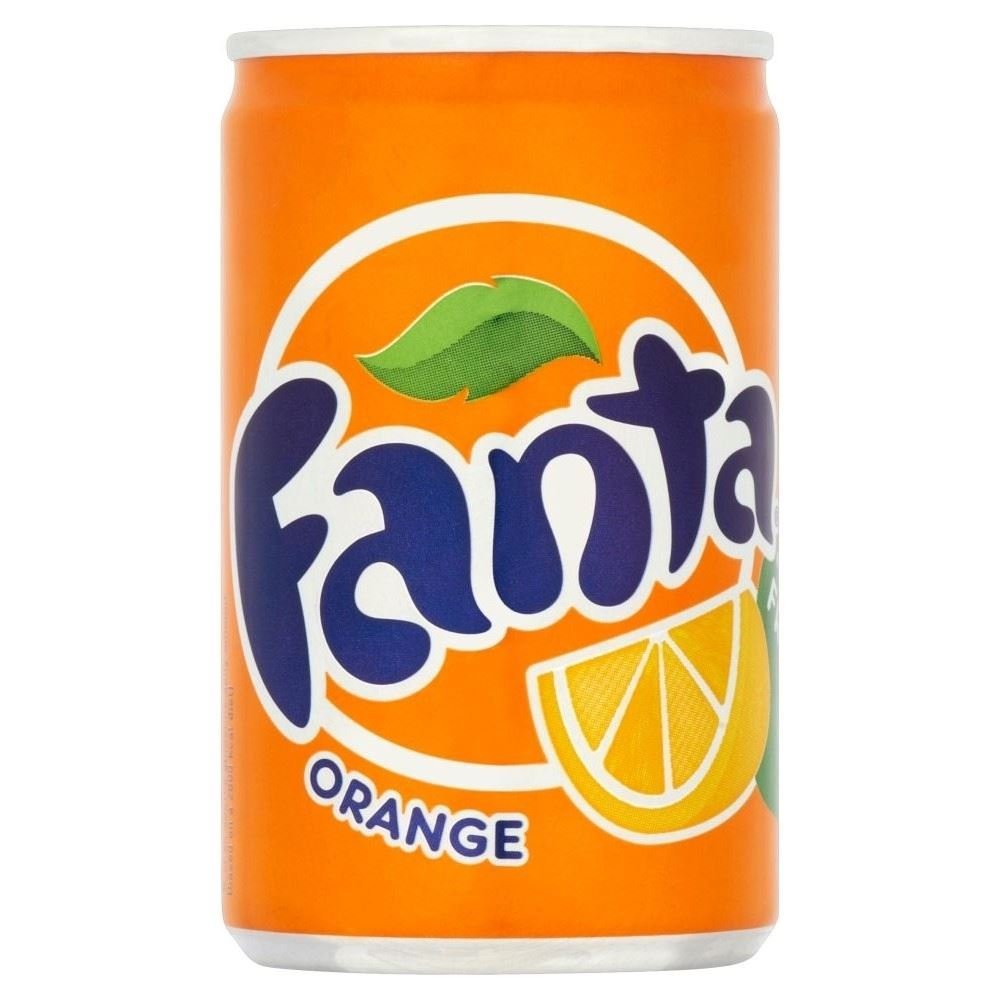 Fanta Orange Mini Can 150ml (Pack of 2)
