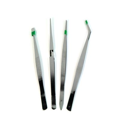 4 Piece Craft/Jewellery Tweezer Set by Marksman