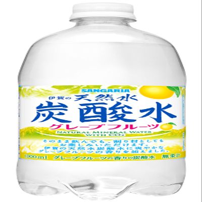 Sangaria IGA Natural Water 1000mlX12 This Carbonated Water Grapefruit