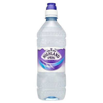 Highland Spring Still Natural Spring Water with Sports Cap (750ml) - Pack of 2
