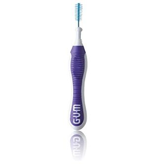 GUM Interdentalbrushes, 18 Pieces, 1.2mm, Purple, ISO 3, Pack of 3