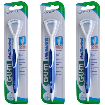 Gum HaliControl Tongue Toothbrush (Pack of 3)