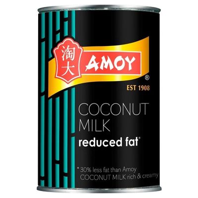 Amoy Coconut Milk Reduced Fat (400ml) - Pack of 6