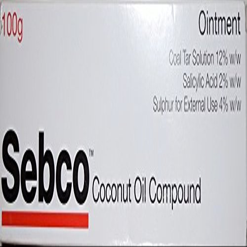 Sebco Coconut Oil Ointment 100g Treat Dandruff Dry Scaly Skin Disorders