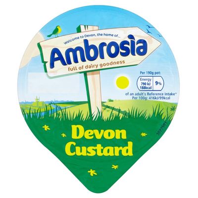 Ambrosia Custard Original Pot (190g x 6 x 1 pack size)