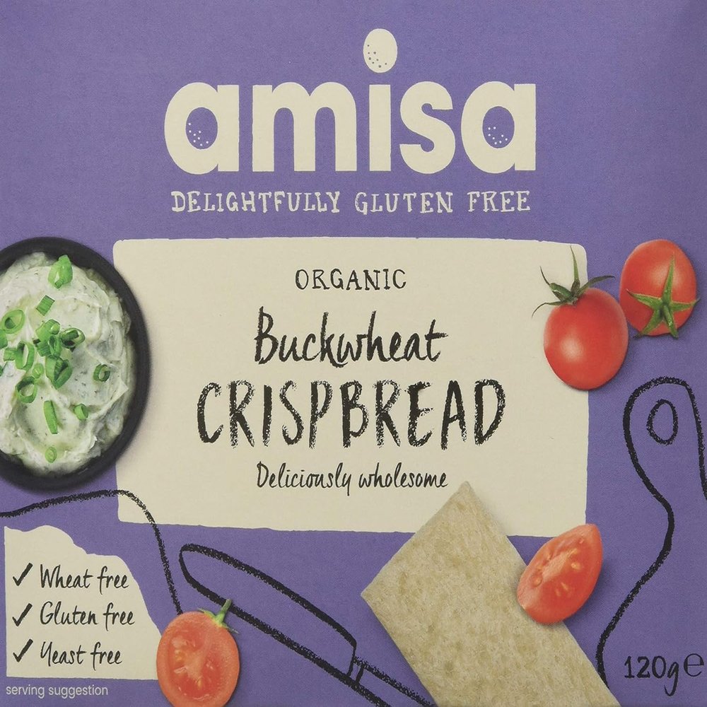 Amisa Organic Buckwheat Crispbread 150g (PACK OF 2)