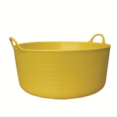 Faulks & Co Red Gorilla - Gorilla Tub Large Shallow Yellow 35 Ltr