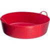 Faulks & Co - Tubtrug Flexible Multipurpose Tub Large Shallow Red 35 Ltr view 1
