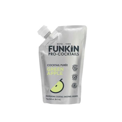 Funkin Pro Apple Fruit Puree for Cocktails, Cooking & Baking, Real Fruit Cocktail Ingredients, 1kg Mixer