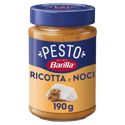 Barilla Nussiges Pesto Ricotta e Noci - Pesto Pack of 12 (12 x 190 g)