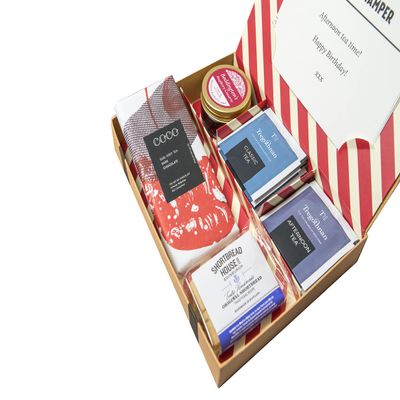 Afternoon Tea Letterbox Hamper - All British Produce - Includes The only Tea Grown in The British Isles - Simple delivery Through The Letter Box