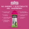 Science in Sport Go Isotonic Energy Gel with Electrolyte, Gels for Running/Cycling, Rasberry, 60 ml (30 Pack) view 2