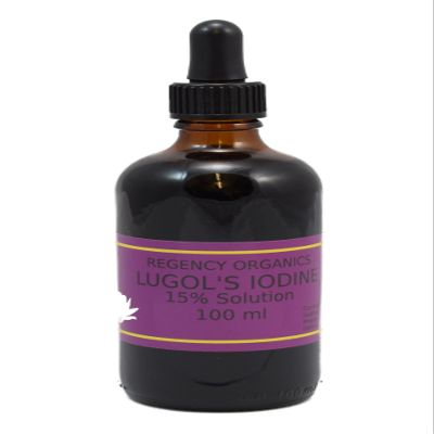 Regency Organics LUGOL'S IODINE 15% 100ml with pipette