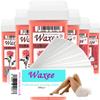 6x 100ml roll-on wax roller wax cartridge refill + 100 waxing strips from UK brand Waxee! (Pink) view 1