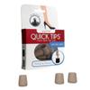 GoGoHeel Quick Tips - The Original High Heel Protectors & Heel Tip Replacement Caps, Repair Worn Stiletto Heel Tips (2 Pair Pack), Taupe, X-Small, Small (7-9 mm, 9-11 mm) view 1
