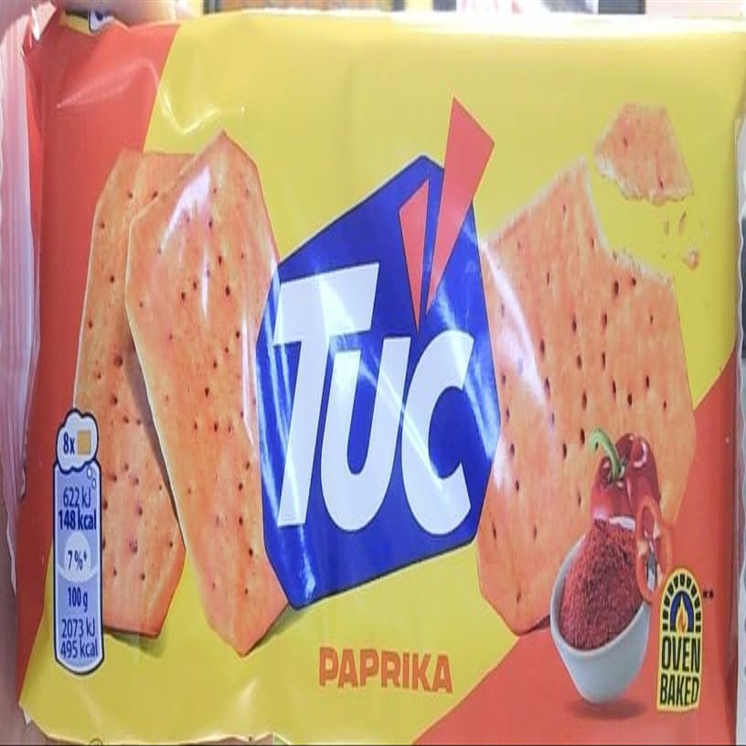 Lu | Tuc | Paprika Crackers | 100gr/3.53oz