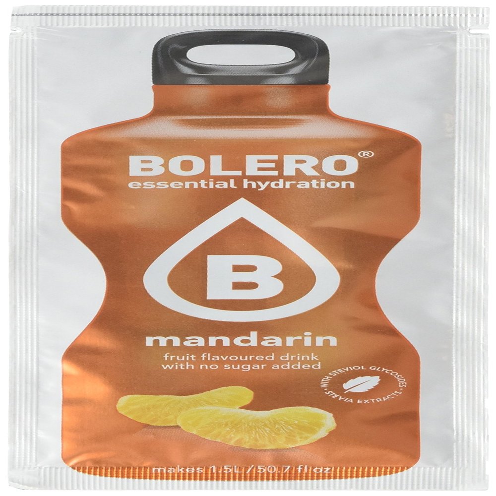 Bolero Essential Hydration Sugar Free Fruit Drink Mandarin 12 Sachets