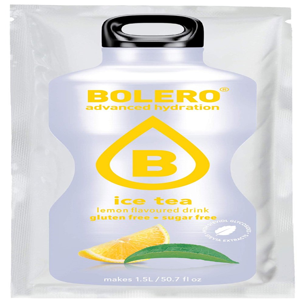 Bolero Essential Hydration Sugar Free Fruit Drink Ice Tea Lemon 12 Sachets