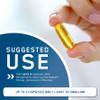 Applied Nutrition Omega 3 with Vitamin E - 1000mg Fish Oil, 180mg EPA & 120mg DHA - Heart, Brain & Vision Support - 100 Softgels - Halal Certified, Made in UK view 4