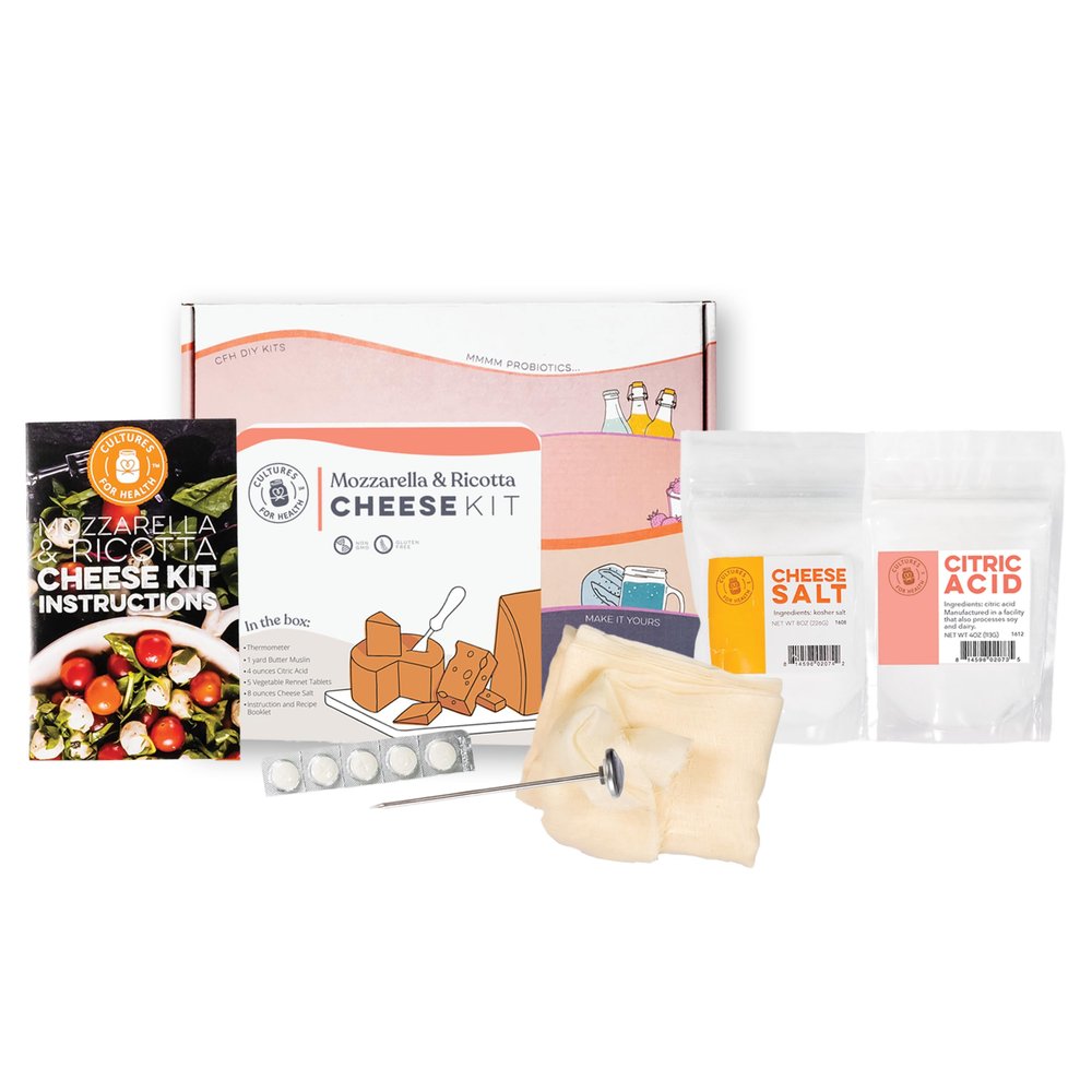 Cultures For Health Mozzarella And Ricotta Cheese Kit