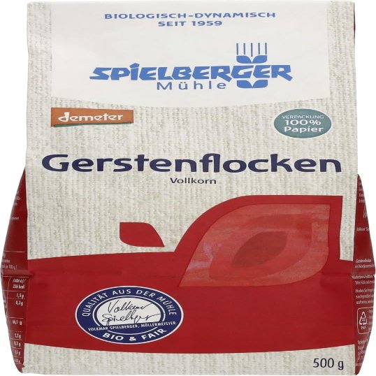 Spielberger Organic Barley Flakes Demeter (2 x 500 g)