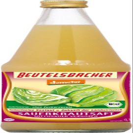 Beutelsbacher Sauerkraut Juice Milk Sour, Cabbage Flavor, 1.4L, 2 Pack, 1 Piece