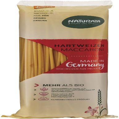Naturata Organic Maccaroni Long Durum Wheat Light (2 x 500 g)