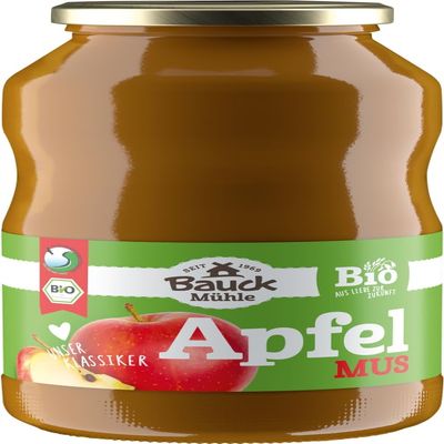 Bauckhof Appleauce sweetened organic (2 x 700 g)