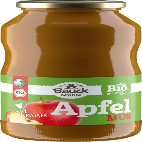 Bauckhof Appleauce sweetened organic (2 x 700 g)