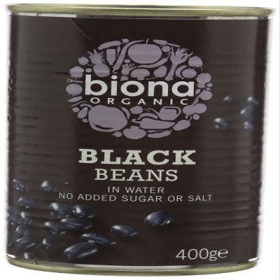 Biona Organic Black Beans 400g (Pack of 6)