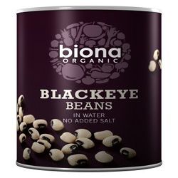 Biona Organic Blackeye Beans 400g (Pack of 6)