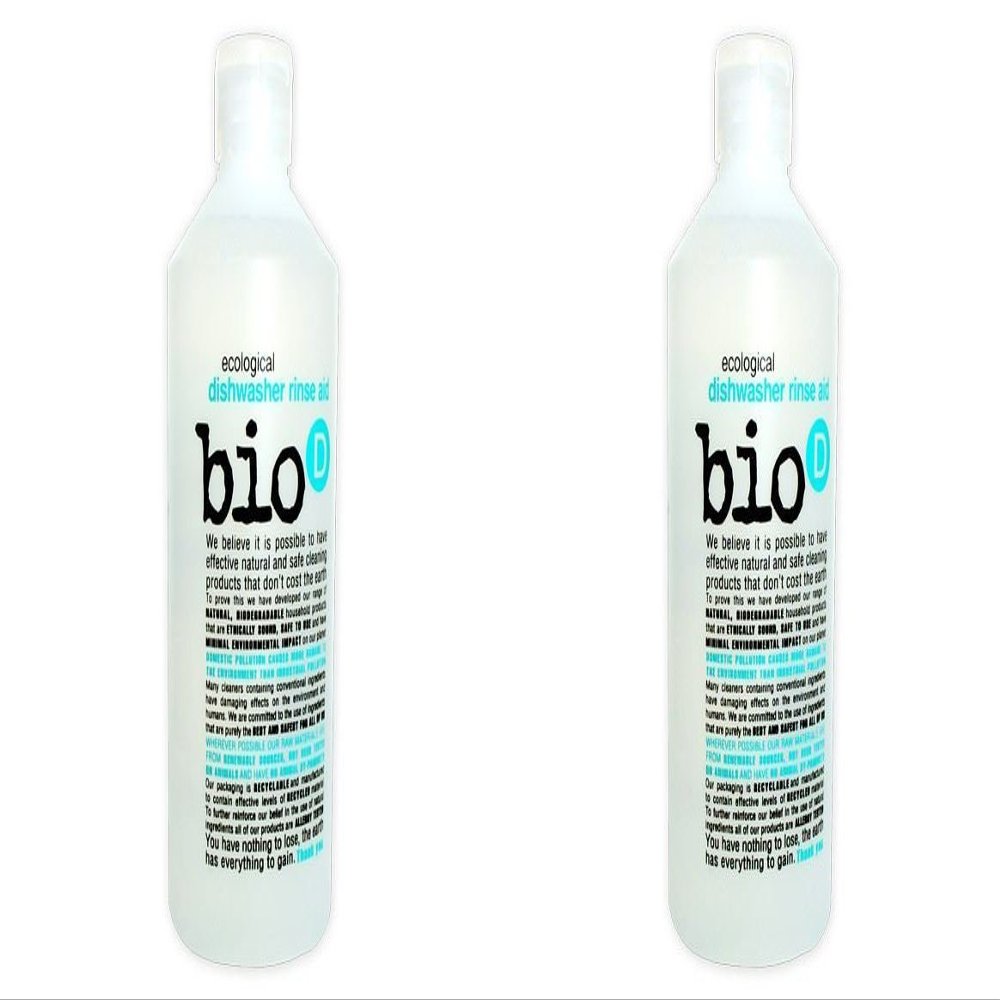 Bio-D Dishwasher Rinse Aid 750ml-2 Pack