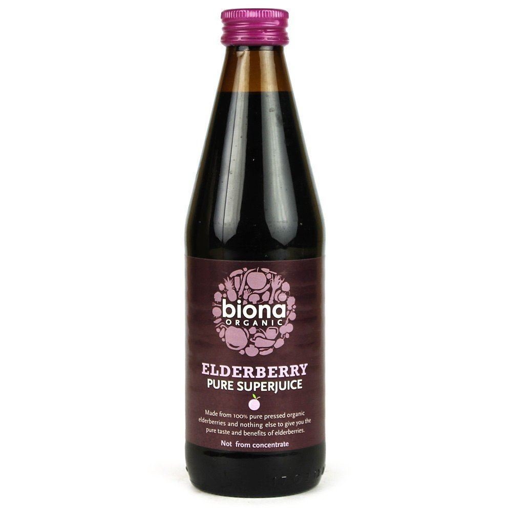 Biona | Elderberry Pure Superjuice | 12 x 6 x 330ml