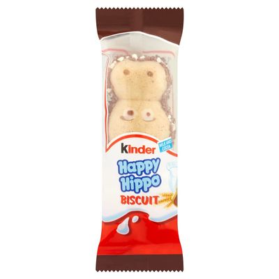Kinder Happy Hippo Chocolate Biscuit Single Bar, 20.7g