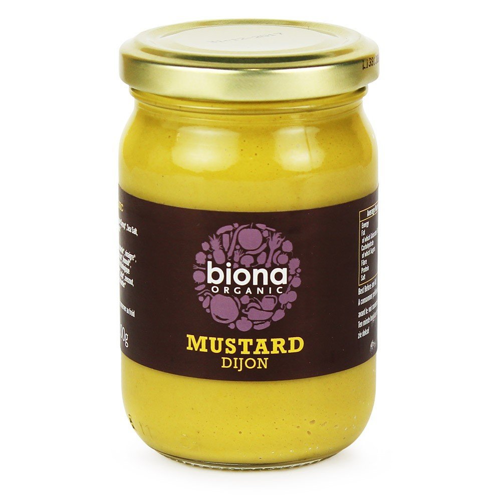 Biona Organic Dijon Mustard 200g (Pack of 2)