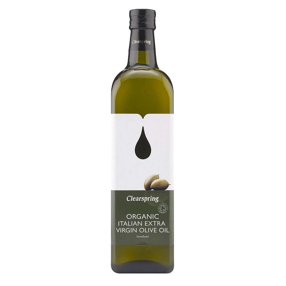 (4 PACK) - Clearspring Extra Virgin Italian Olive Oil - Organic| 1 Ltr |4 PACK - SUPER SAVER - SAVE MONEY