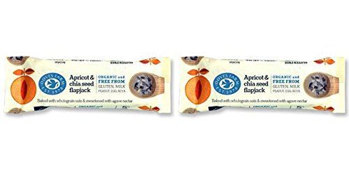 (2 Pack) Doves Farm Free from Apricot & Chia Seed Flapjack | 18 X 35g | 2 Pack