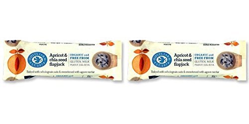 (2 Pack) Doves Farm Free from Apricot & Chia Seed Flapjack | 18 X 35g | 2 Pack