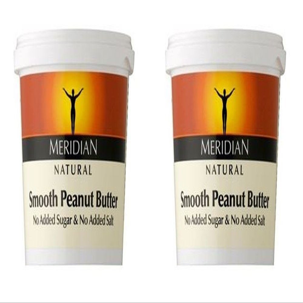 (2 Pack) - Meridian Peanut Butter - Smooth 100% Nuts| 1 kg |2 Pack - Super Saver