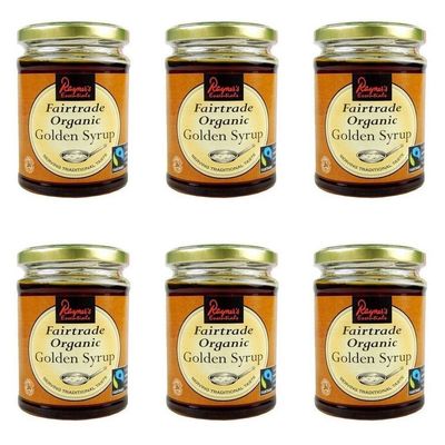 (6 PACK) - Rayners Golden Syrup - Organic & Fairtrade| 340 g |6 PACK - SUPER SAVER