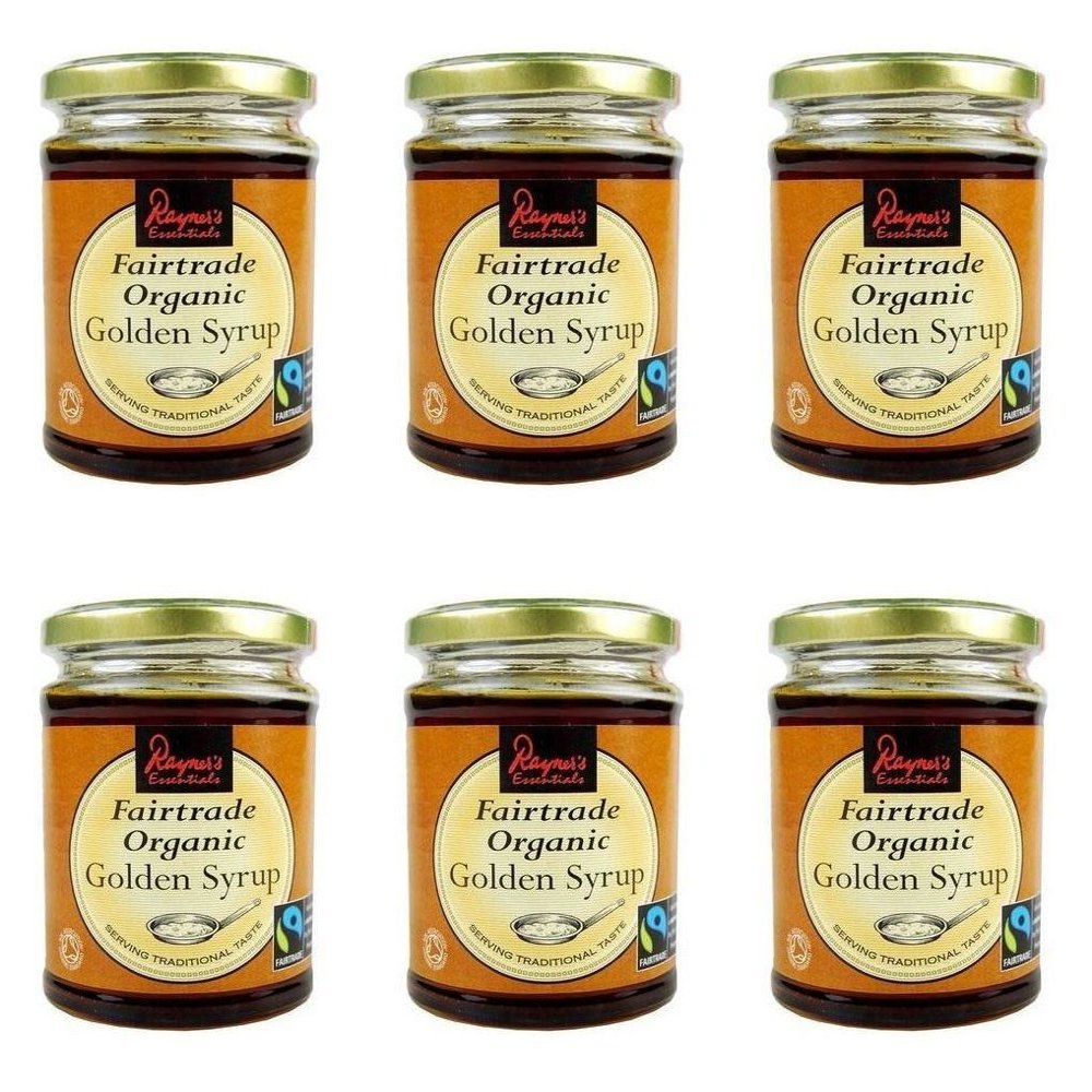 (6 PACK) - Rayners Golden Syrup - Organic & Fairtrade| 340 g |6 PACK - SUPER SAVER