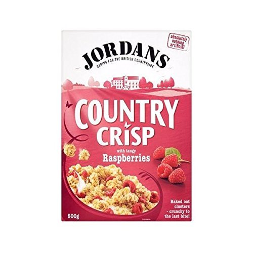 (10 PACK) - Jordans Country Crisp - Raspberry Clusters| 500 g |10 PACK - SUPER SAVER