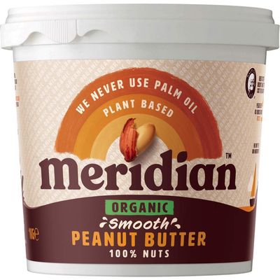 (3 PACK) - Meridian Smooth 100% Peanut Butter Nuts| 1 kg |3 PACK - SUPER SAVER