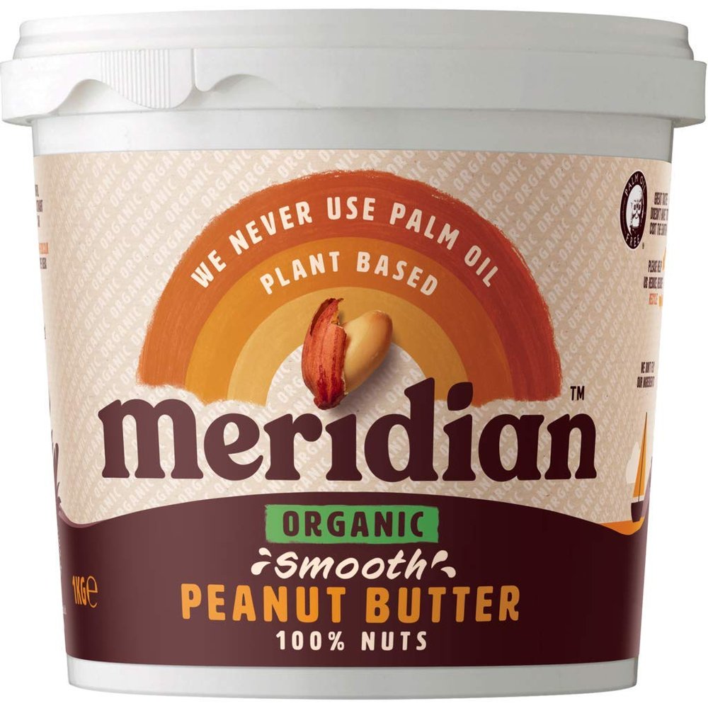 (3 PACK) - Meridian Smooth 100% Peanut Butter Nuts| 1 kg |3 PACK - SUPER SAVER