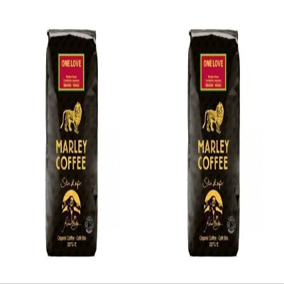 (2 PACK) - Marley One Love - Medium Roast Ground Coffee| 227 g |2 PACK - SUPER SAVER