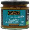(10 PACK) - Geo Org Organic Korma Curry Paste | 6 X 180g | 10 PACK - SUPER SAVER - SAVE MONEY view 1