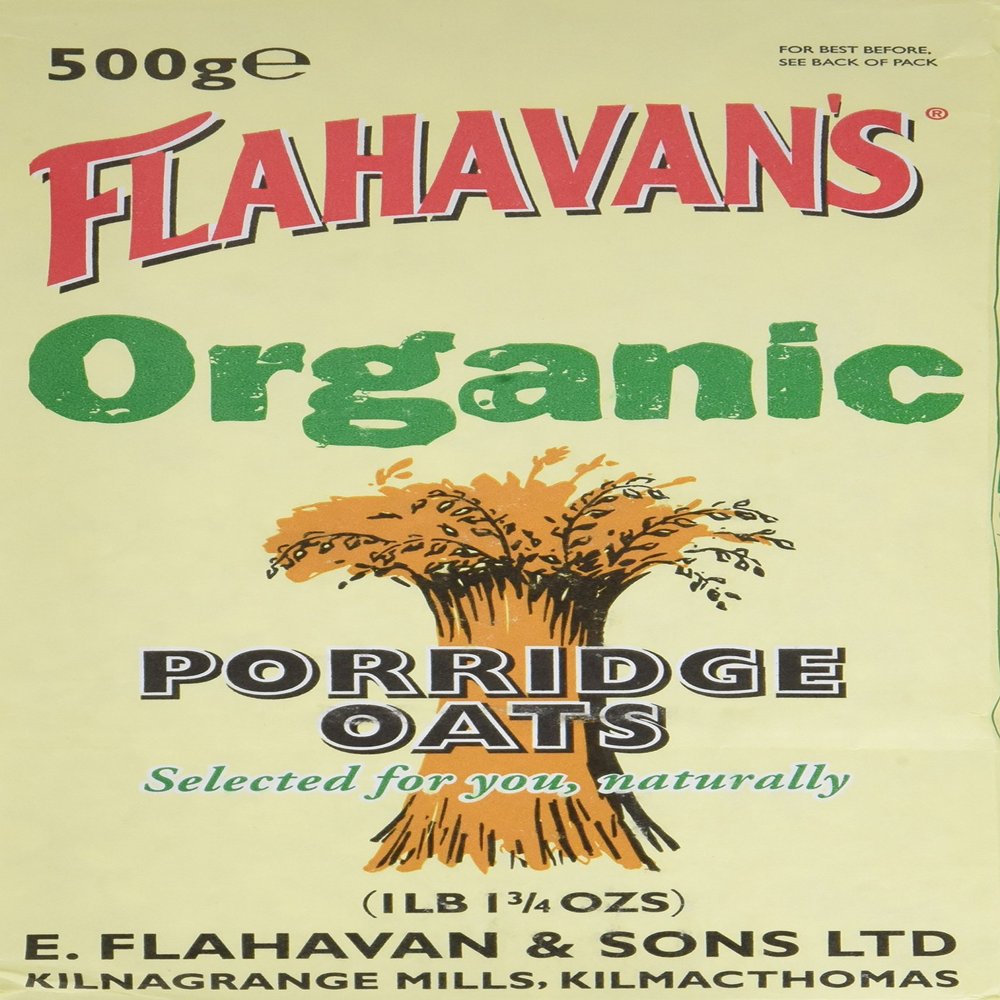 (12 PACK) - Flahavans Porridge Oats - Organic| 500 g |12 PACK - SUPER SAVER