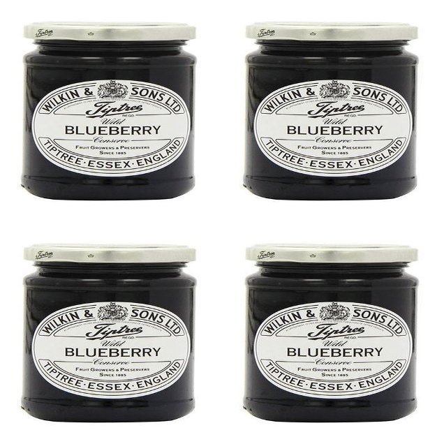 (4 PACK) - Tiptree Wild Blueberry Conserve| 340 g |4 PACK - SUPER SAVER